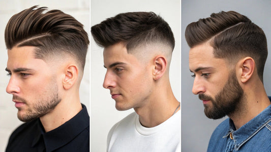 Comb Over Fade Haircut For Men
