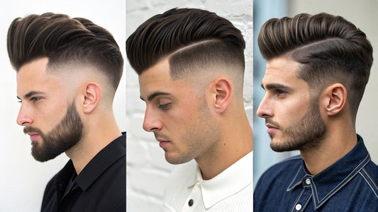 Pompadour Fade Haircut for Men