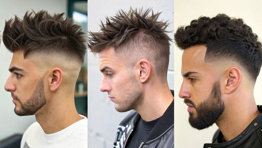 Short Spiky Fade Haircuts for Men